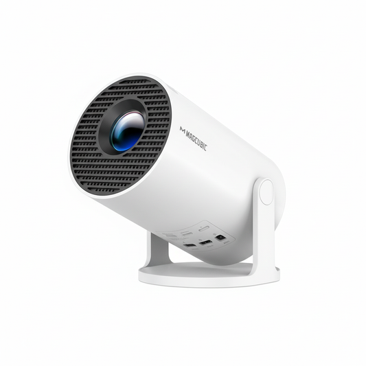 Magcubic HY300 Pro Projector Mini Portable | 4K Support Android 11 WiFi6 BT5.0 | 200 ANSI Home Theater & Outdoor